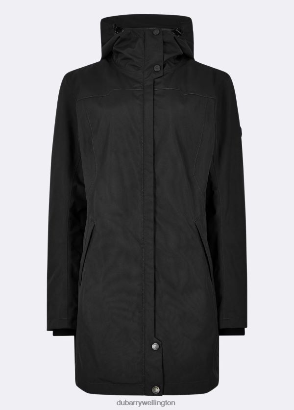 Clothing Bunratty Travel Coat Black Dubarry Women 8P68RB625