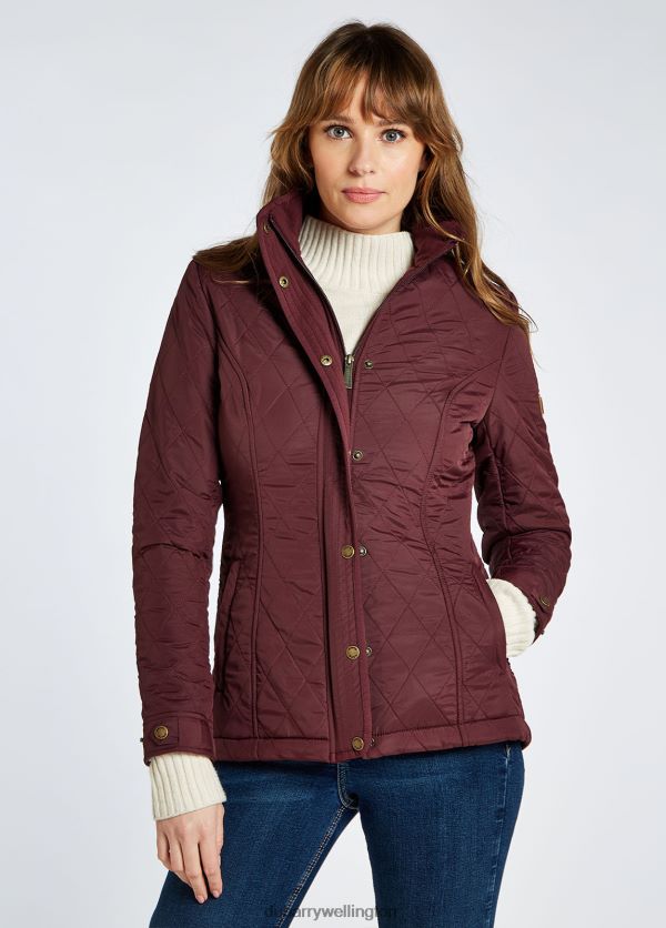Clothing Camlodge Quilted Jacket Currant Dubarry Women 8P68RB553