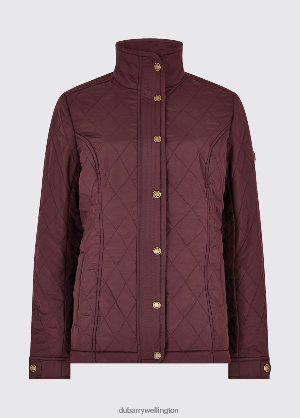 Clothing Camlodge Quilted Jacket Currant Dubarry Women 8P68RB553