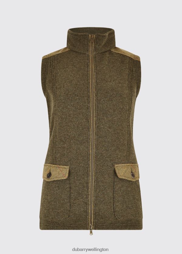 Clothing Cherrywood Gilet Dusky Green Dubarry Women 8P68RB246
