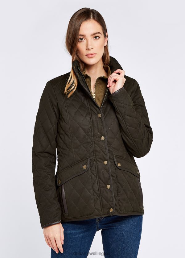 Clothing Corrib Quilted Jacket Verdigris Dubarry Women 8P68RB269