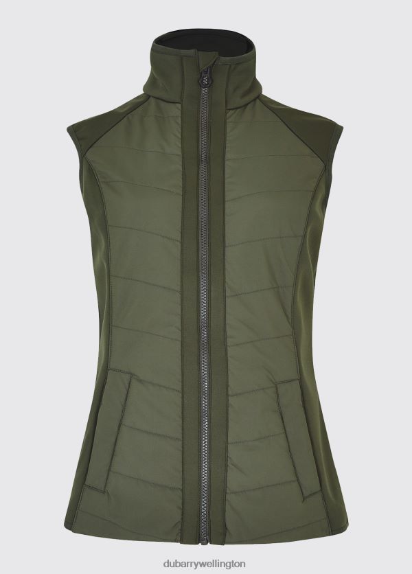 Clothing Foyle Gilet Pesto Dubarry Women 8P68RB705