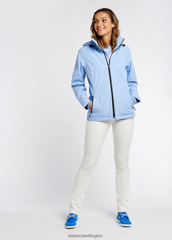 Clothing Garryvoe Waterproof Jacket Light Sky Dubarry Women 8P68RB171
