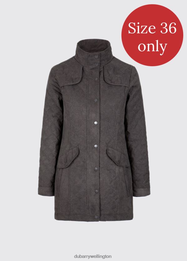 Clothing Kanturk Quilted Coat Graphite Dubarry Women 8P68RB605