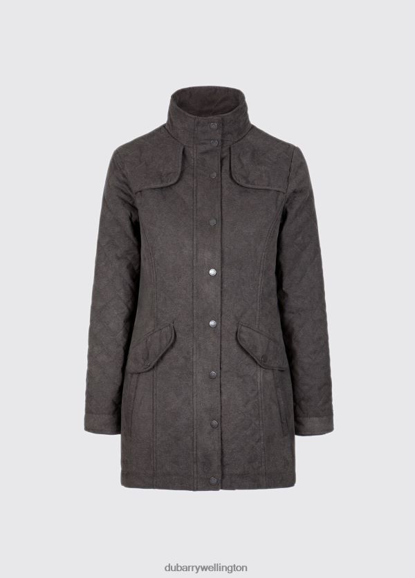 Clothing Kanturk Quilted Coat Graphite Dubarry Women 8P68RB605