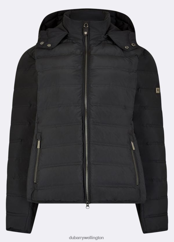 Clothing Kilkelly Quilted Coat Black Dubarry Women 8P68RB525