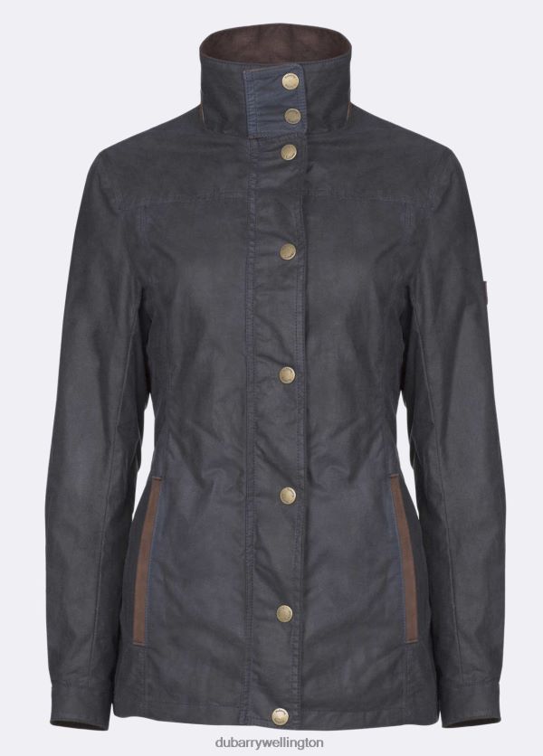 Clothing Mountrath Waxed Jacket Navy Dubarry Women 8P68RB240