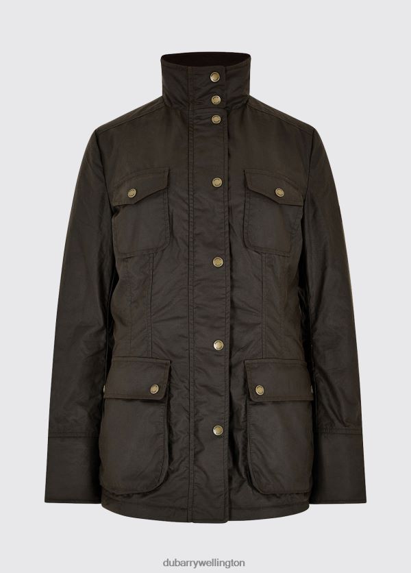 Clothing Munsboro Wax Jacket Verdigris Dubarry Women 8P68RB251