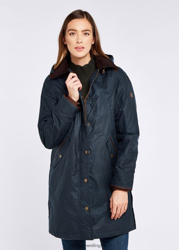 Clothing Ormond Wax Coat Ocean Blue Dubarry Women 8P68RB600