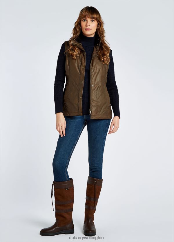 Clothing Pakenham Wax Gilet Ginger Dubarry Women 8P68RB220
