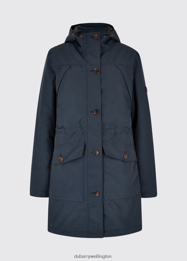 Clothing Sandford Parka Navy Dubarry Women 8P68RB266