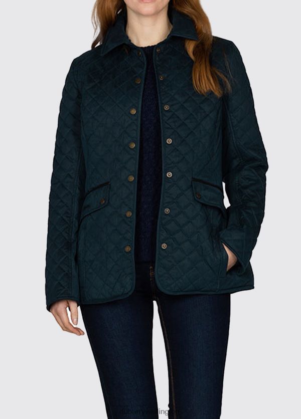 Clothing Shaw Quilted Jacket Petrol Blue Dubarry Women 8P68RB618