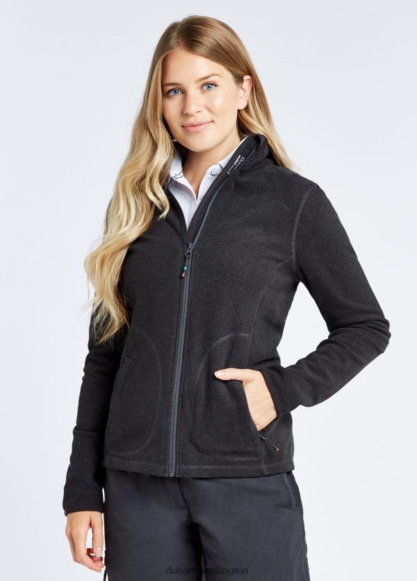 Clothing Sicily Full-zip fleece Graphite Dubarry Women 8P68RB265
