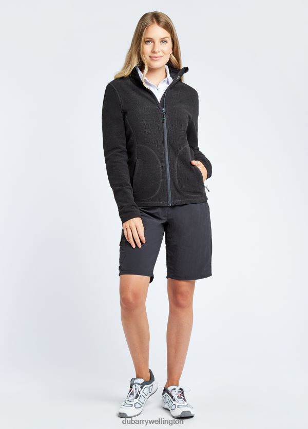 Clothing Sicily Full-zip fleece Graphite Dubarry Women 8P68RB265