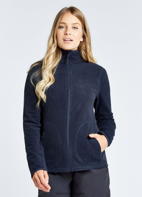 Clothing Sicily Full-zip fleece Navy Dubarry Women 8P68RB206