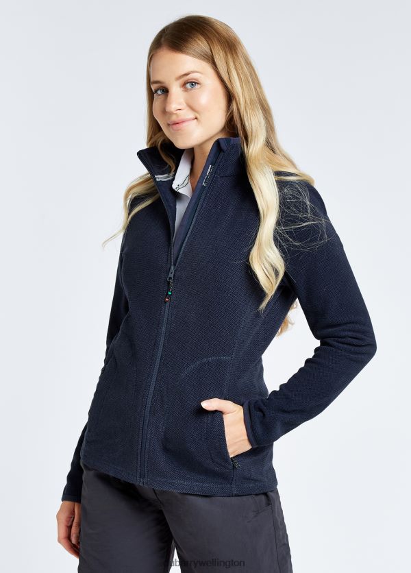 Clothing Sicily Full-zip fleece Navy Dubarry Women 8P68RB206