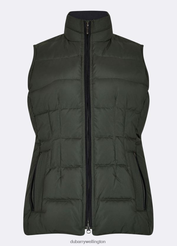Clothing Spiddal Quilted Gilet Spruce Dubarry Women 8P68RB244
