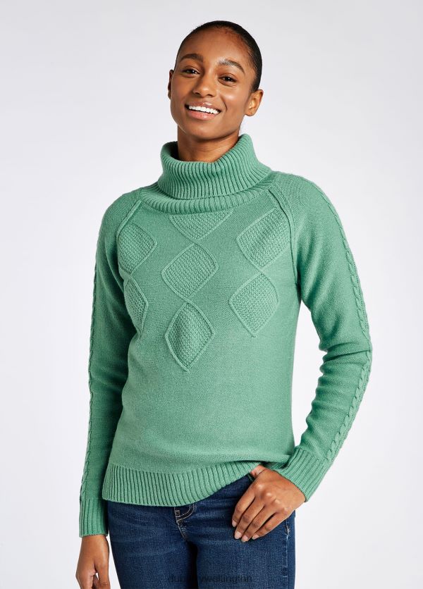 Clothing Belleek Chunky Roll Neck Sweater Crab Apple Dubarry Women 8P68RB704