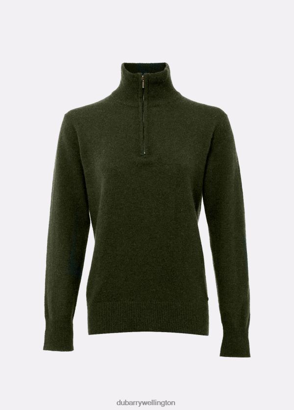 Clothing Coleraine Sweater Olive Dubarry Women 8P68RB604