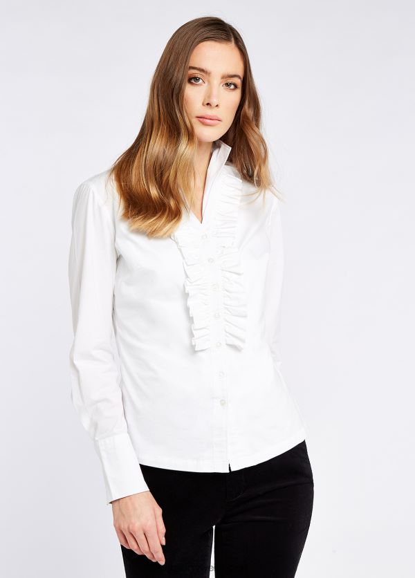 Clothing Hydrangea Shirt White Dubarry Women 8P68RB184