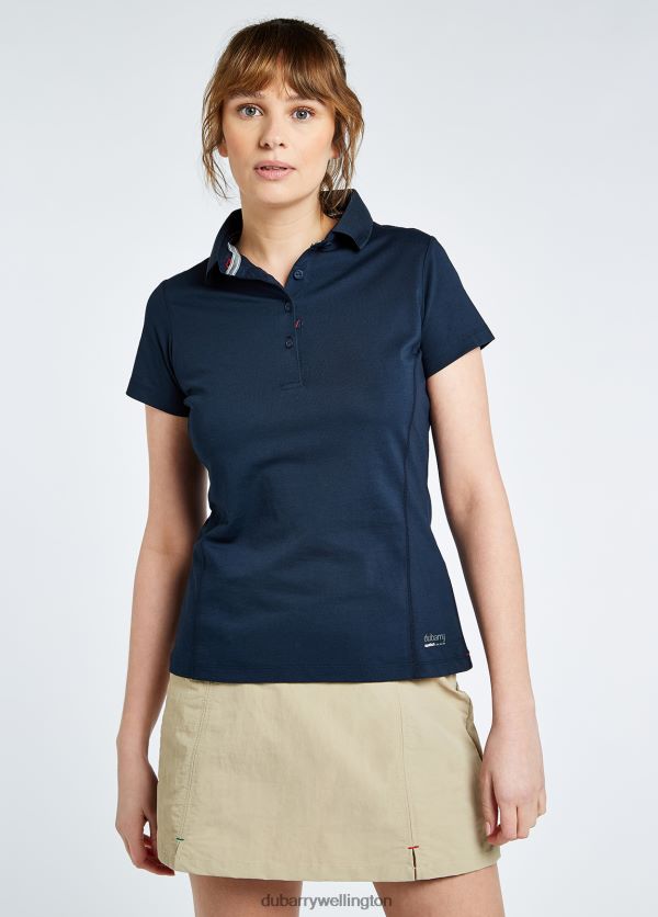 Clothing Martinique Short-sleeved Polo Navy Dubarry Women 8P68RB294