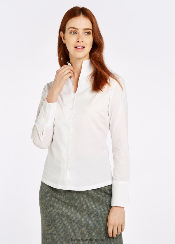 Clothing Snowdrop Shirt White Dubarry Women 8P68RB176