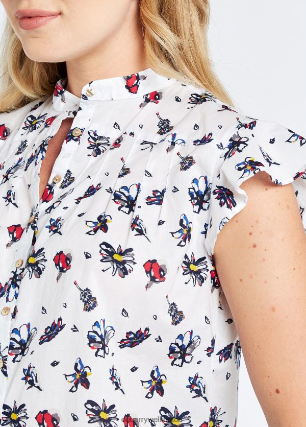 Clothing Wilder Shirt White Multi Dubarry Women 8P68RB779