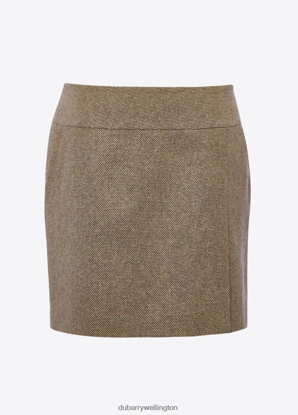 Clothing Bellflower Tweed Skirt Sable Dubarry Women 8P68RB579