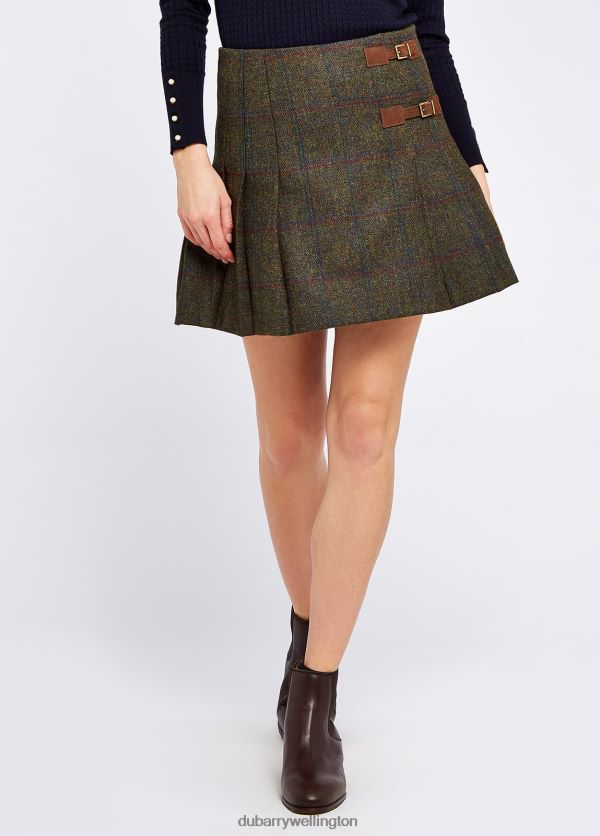 Clothing Blossom Tweed Skirt Hemlock Dubarry Women 8P68RB203