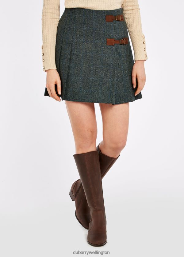 Clothing Blossom Tweed Skirt Mist Dubarry Women 8P68RB270