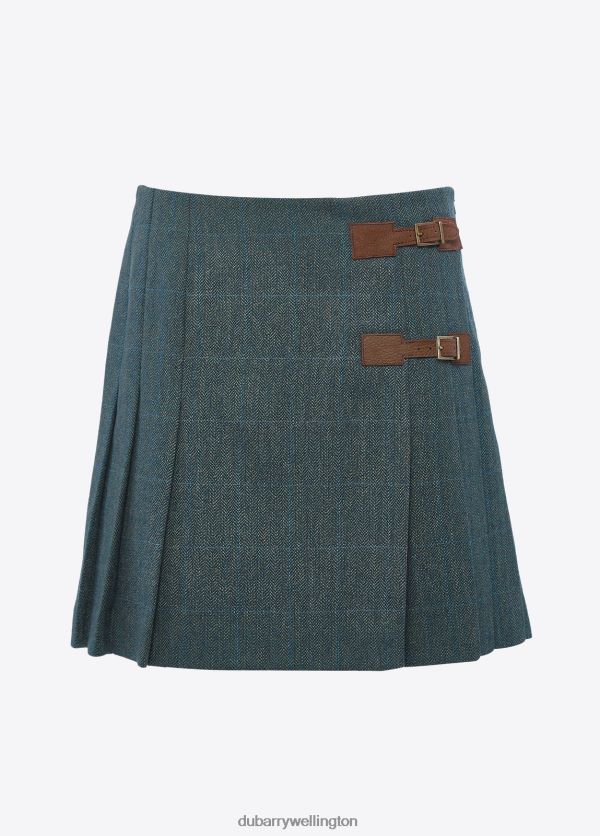 Clothing Blossom Tweed Skirt Mist Dubarry Women 8P68RB270