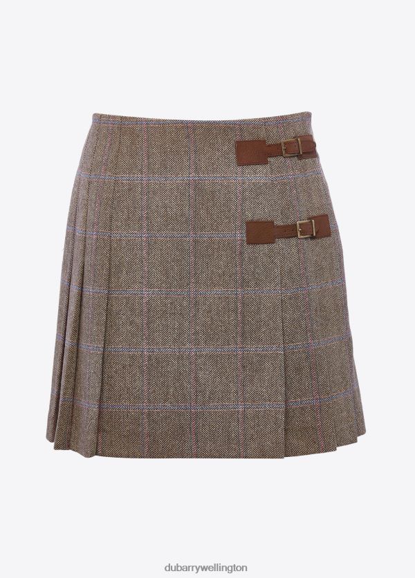 Clothing Blossom Tweed Skirt Woodrose Dubarry Women 8P68RB243