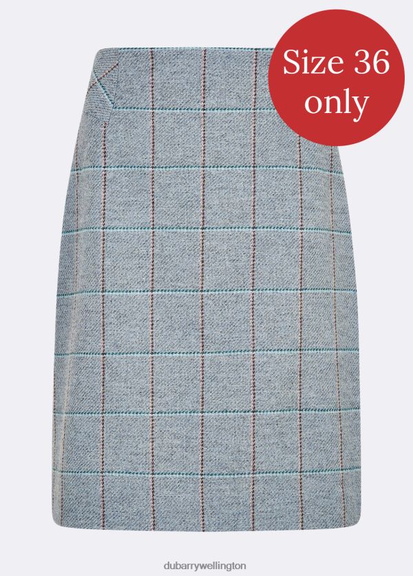 Clothing Fern Tweed Skirt Blue Heather Dubarry Women 8P68RB701