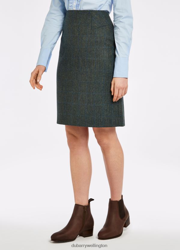 Clothing Fern Tweed Skirt Mist Dubarry Women 8P68RB638