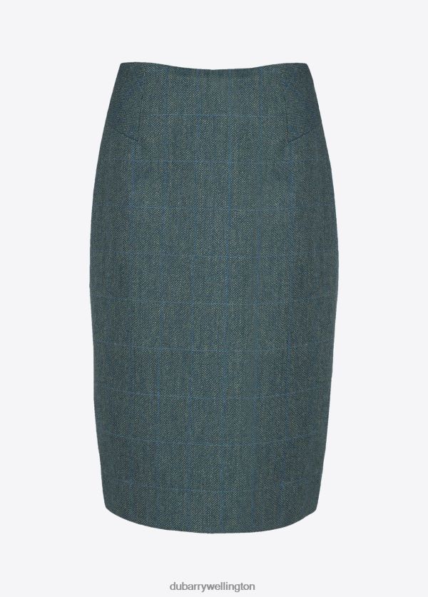 Clothing Fern Tweed Skirt Mist Dubarry Women 8P68RB638