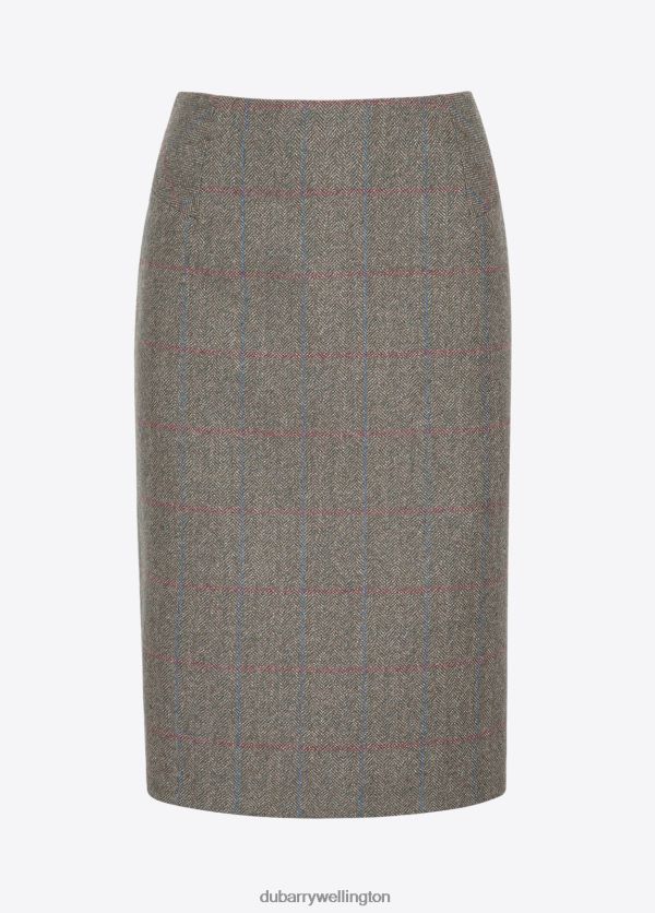 Clothing Fern Tweed Skirt Moss Dubarry Women 8P68RB702