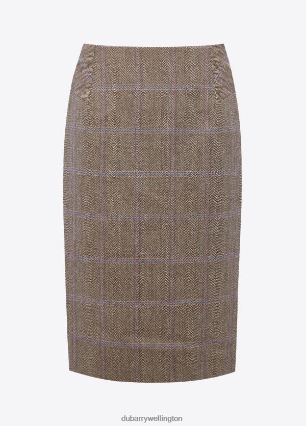 Clothing Fern Tweed Skirt Woodrose Dubarry Women 8P68RB513