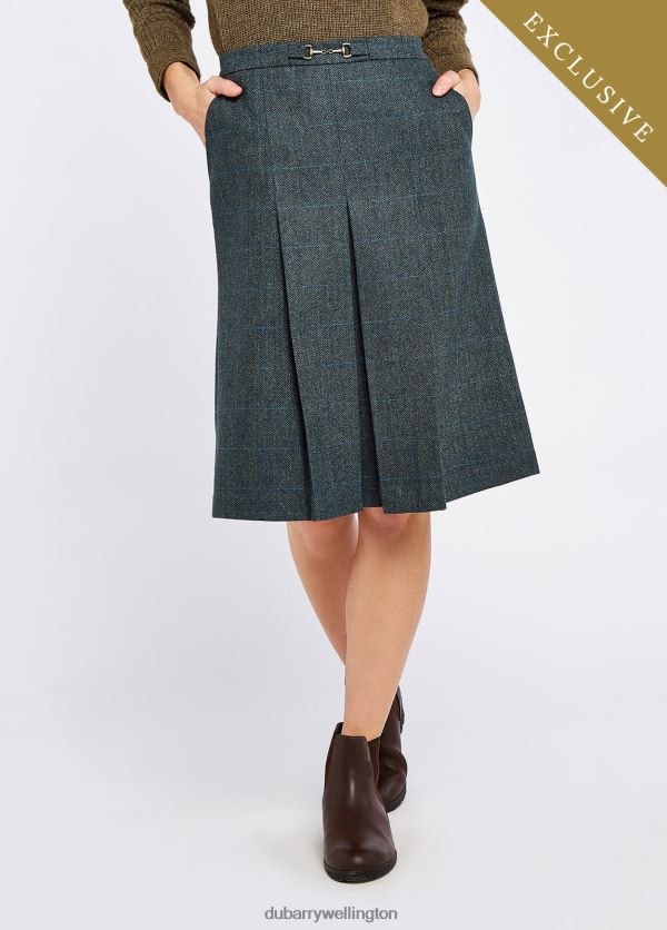 Clothing Spruce Tweed Skirt Mist Dubarry Women 8P68RB658