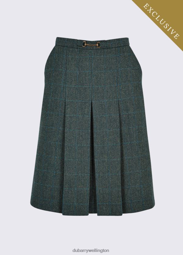 Clothing Spruce Tweed Skirt Mist Dubarry Women 8P68RB658