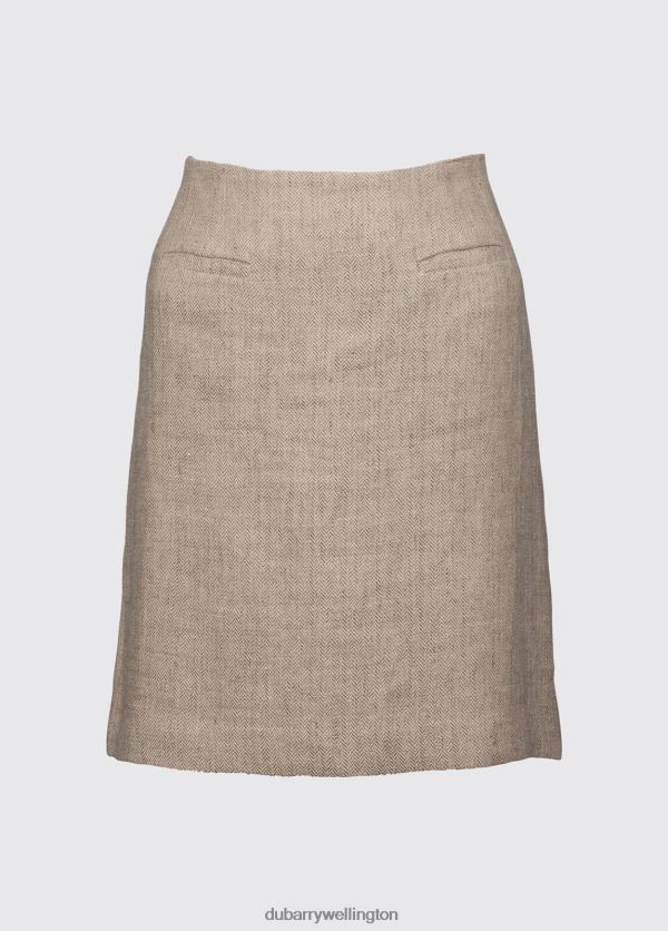 Clothing Sunflower Linen Ladies Skirt Oatmeal Dubarry Women 8P68RB784