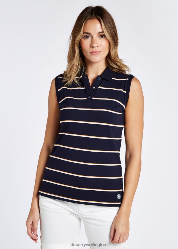 Clothing Abbey Polo Navy Dubarry Women 8P68RB787
