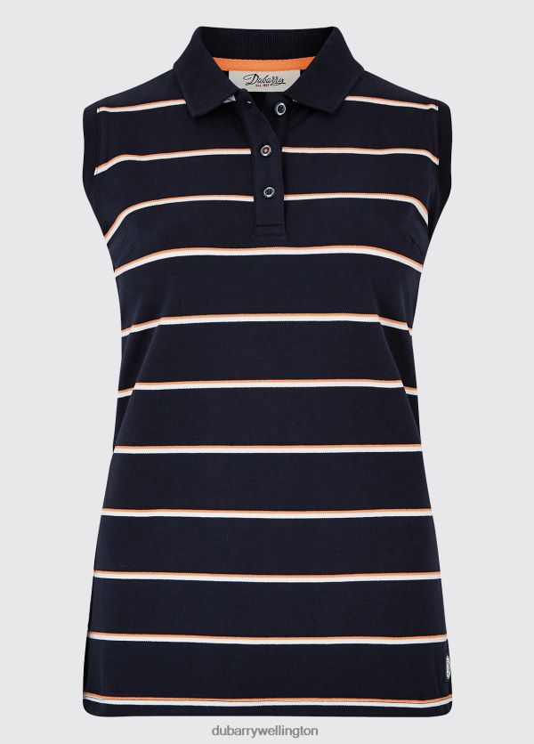 Clothing Abbey Polo Navy Dubarry Women 8P68RB787
