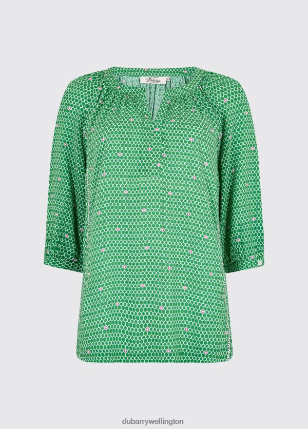 Clothing Cloudberry Top Kelly Green Dubarry Women 8P68RB721