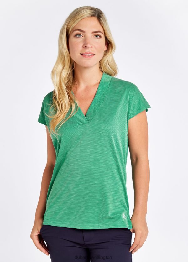 Clothing Coolestown cap sleeve top Kelly Green Dubarry Women 8P68RB576