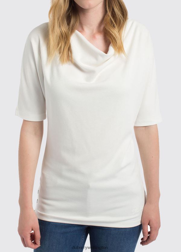 Clothing Fermoyle cowl neck top White Dubarry Women 8P68RB646