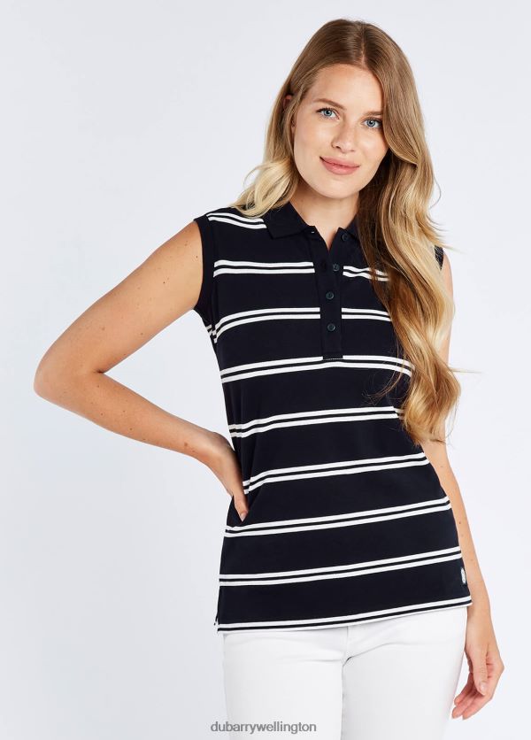 Clothing Mohill Sleeveless Top Navy Dubarry Women 8P68RB821