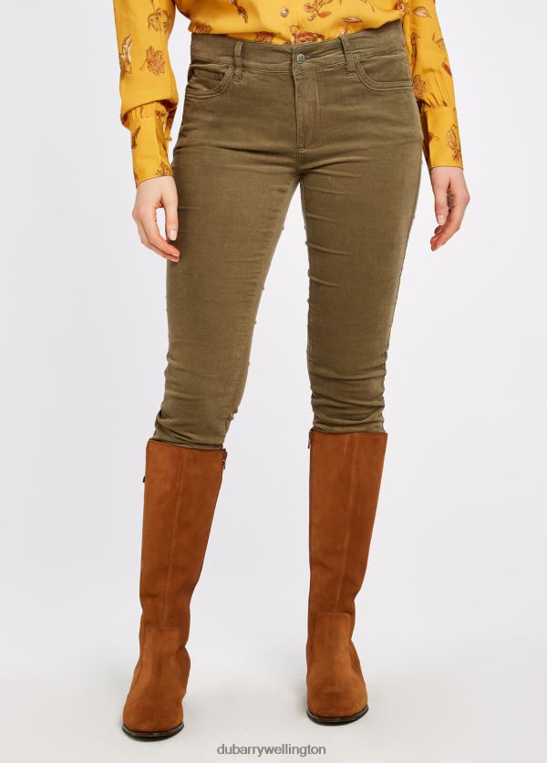 Clothing Honeysuckle Jeans Dusky Green Dubarry Women 8P68RB289