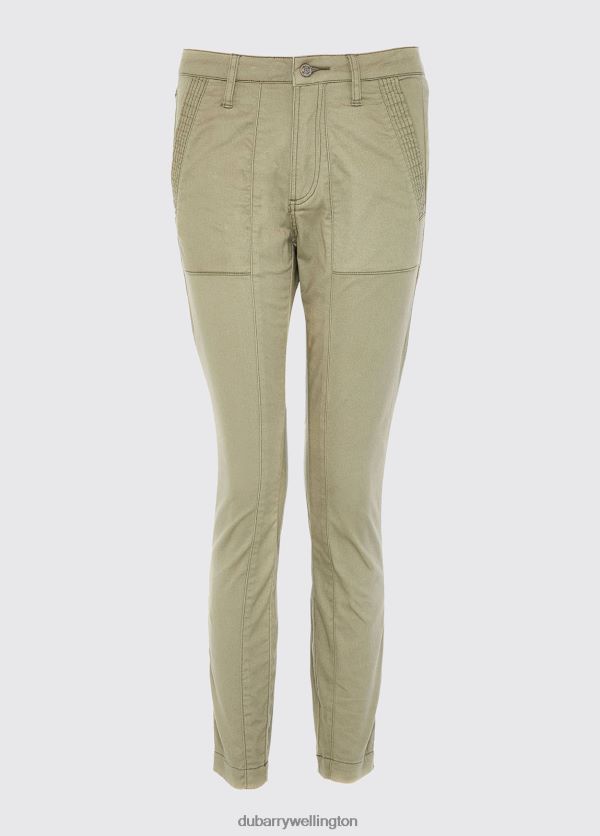 Clothing Roscarbery cropped trousers Khaki Dubarry Women 8P68RB801