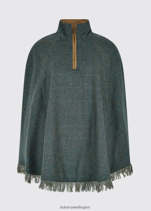 Clothing Blackmoor Tweed Cape Mist Dubarry Women 8P68RB685