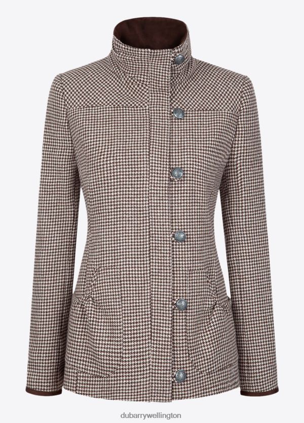 Clothing Bracken Tweed Jacket Cafe Dubarry Women 8P68RB563